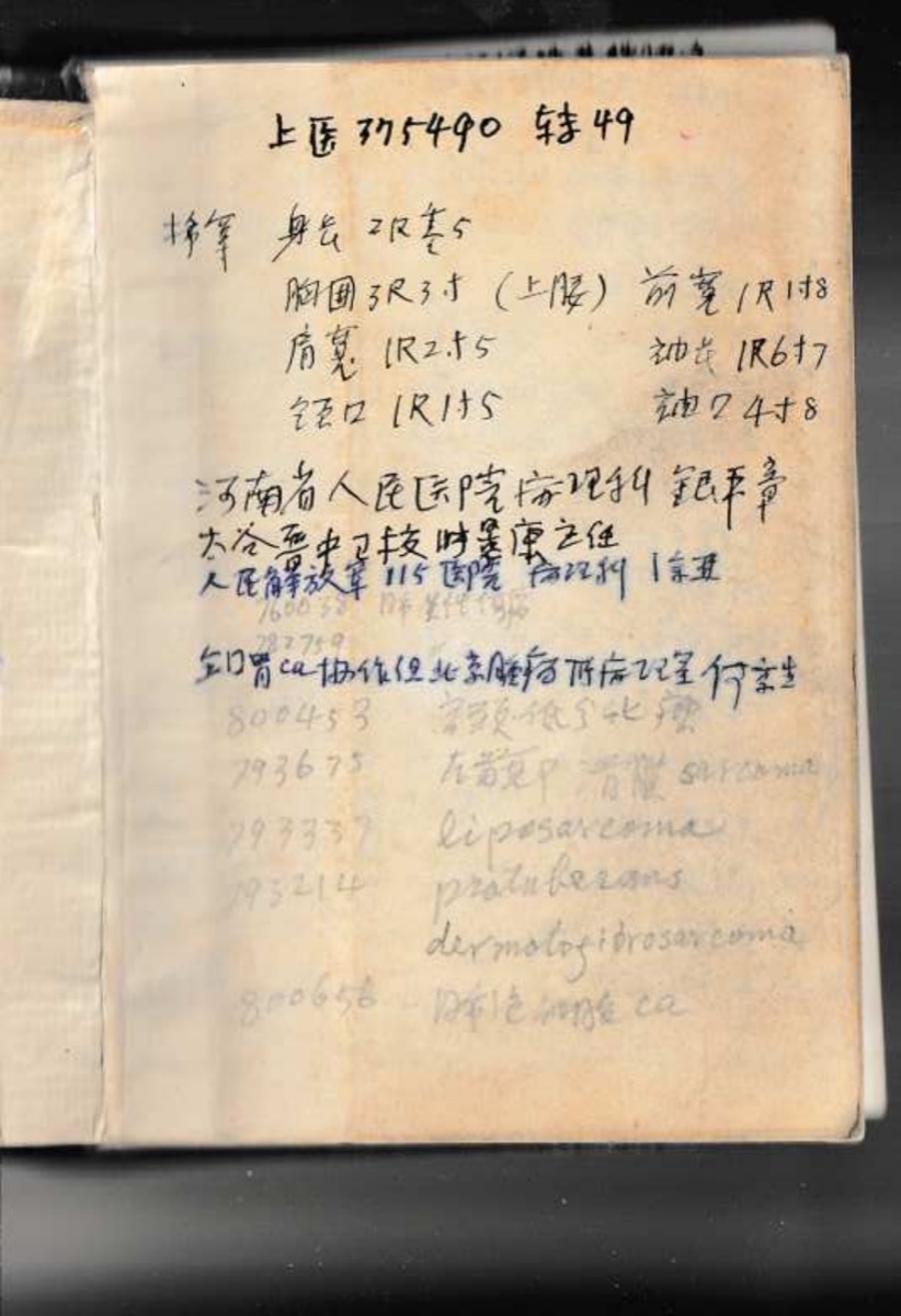 醫學專業筆記樣張